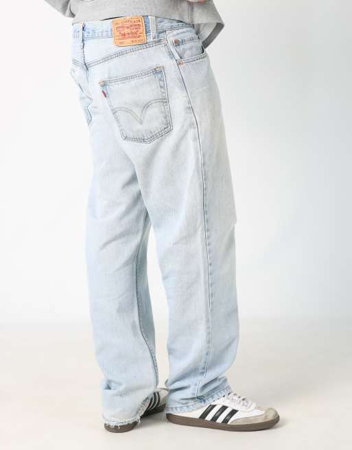 Vintage Levi's 550 34x32 denim jeans in light blue