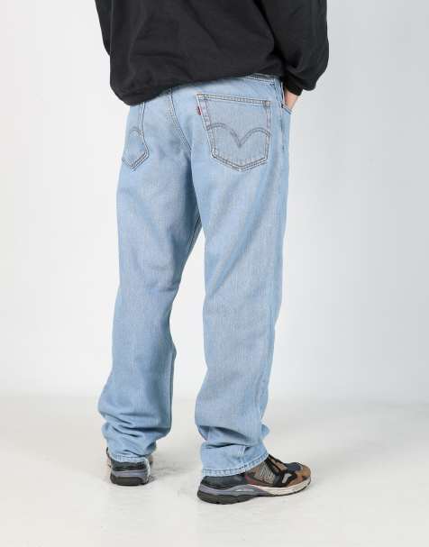 Vintage Levi's 550 35x32 denim jeans in light blue - view 1