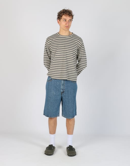 Vintage Levi's 550 36x22 denim jorts shorts in blue