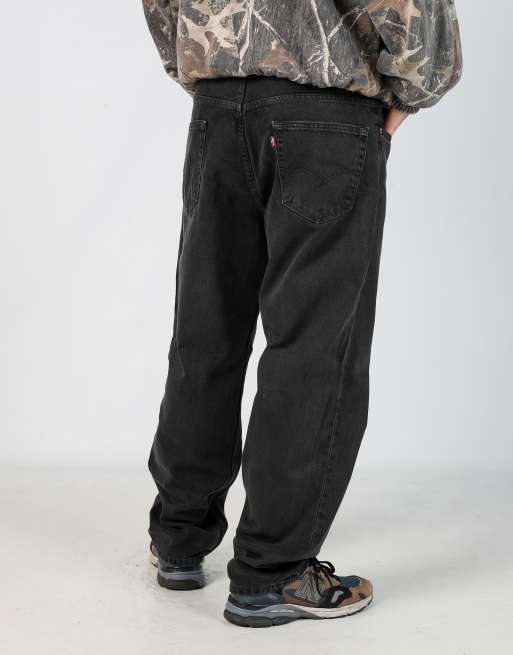 Vintage Levi's 550 36x30 denim jeans in black
