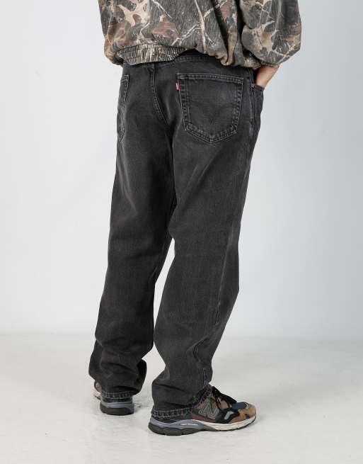 Vintage Levi's 550 36x30 denim jeans in charcoal grey