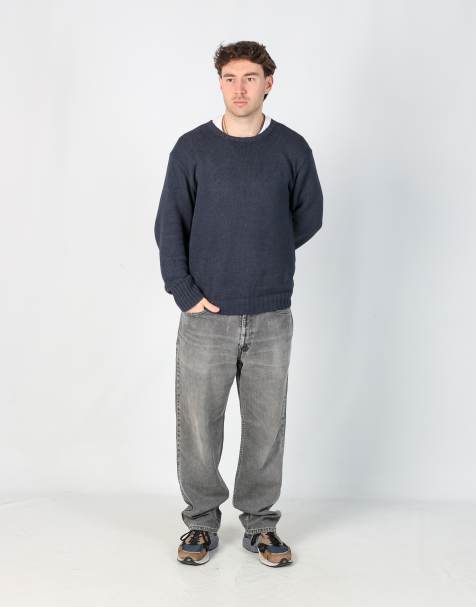 Vintage Levi's 550 36x32 denim jeans in charcoal grey - view 1