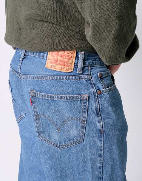 Vintage Levi's 550 36x34 Denim Jeans Blue - view 1