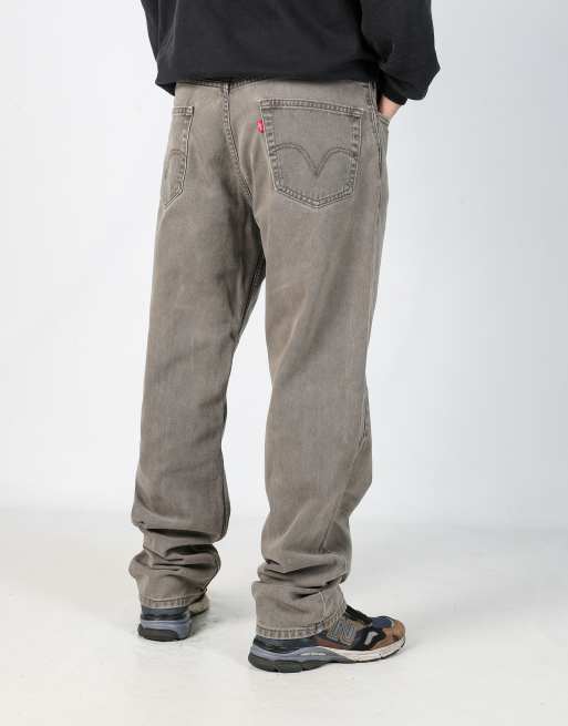 Vintage Levi's 550 36x34 denim jeans in khaki green