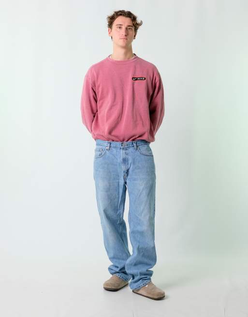 Vintage Levi's 550 38x34 Denim Jeans Light Blue