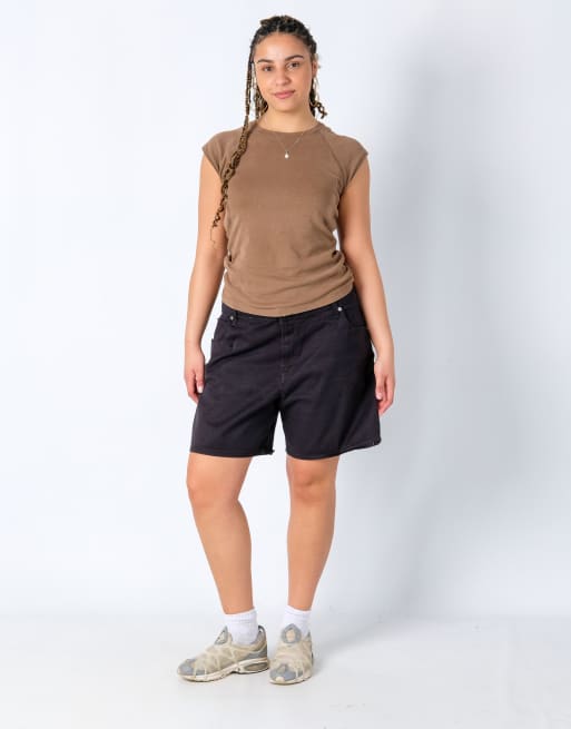 Vintage Levi's 550 40x17 Denim Shorts Black