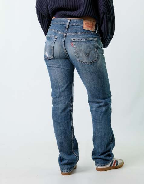 Vintage Levi's 554 31x32 Denim Jeans Blue - view 1