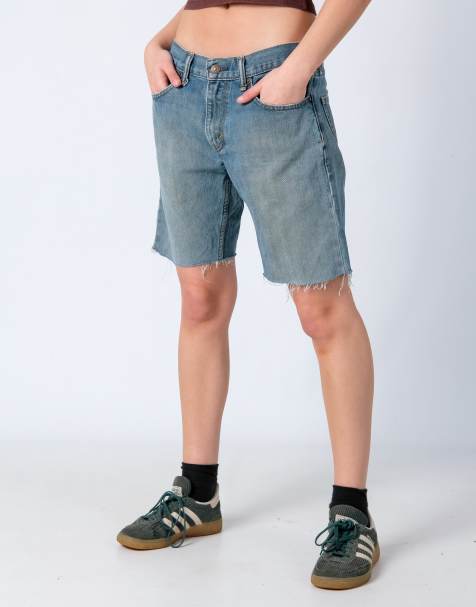 Vintage Levi's 559 30x17 Denim Shorts Light Blue - view 1