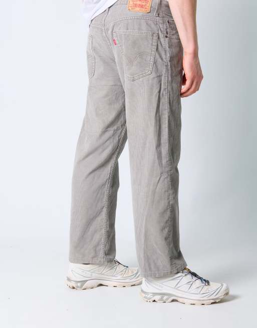 Levi's 519-1555 GRY corduroy pants 34 32 Levi's 519 1555 Corduroy