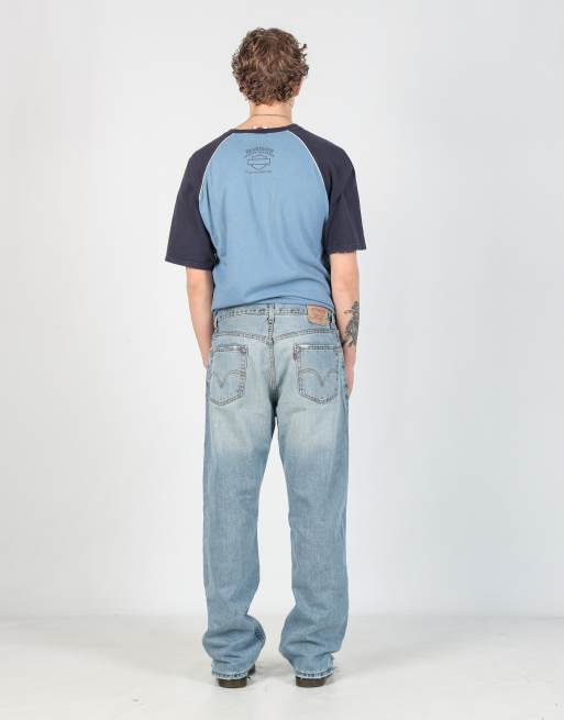 Vintage Levi's 559 34x32 denim jeans in light blue | ASOS