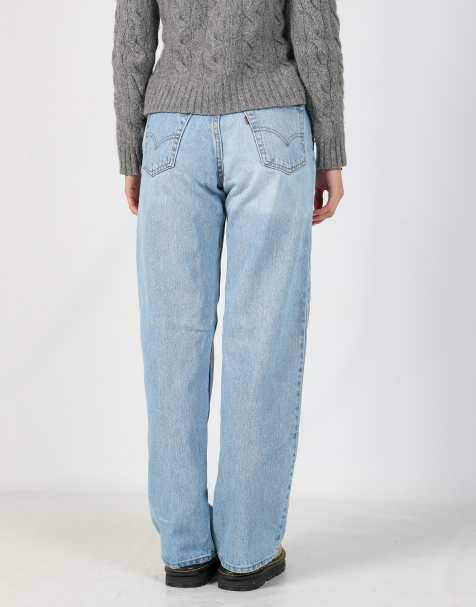 Vintage Levi's 569 28x38 denim jeans in light blue - view 1