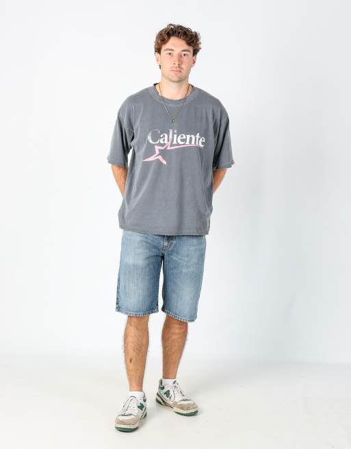 Vintage Levi's 569 32x23 denim shorts in blue