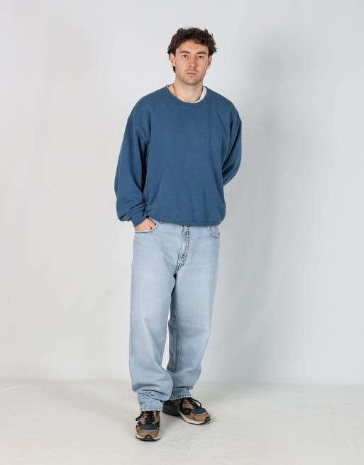 Vintage Levi's 569 38x32 denim jeans in light blue