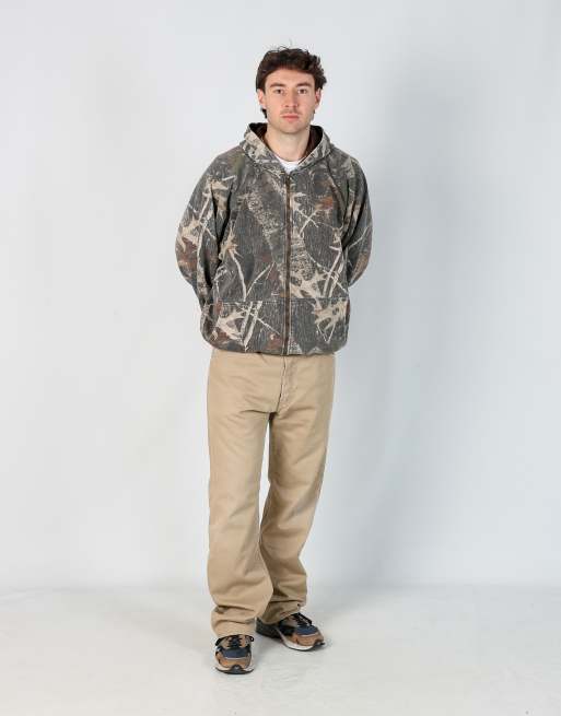 Vintage Levi's 590 36x32 denim jeans in tan, 2 of 4