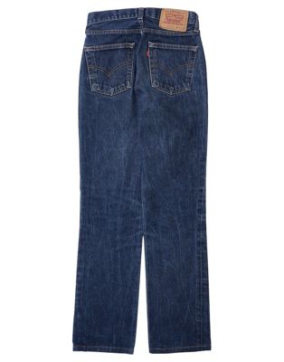 Vintage Levis 595 W28 L30 slim straight jeans in blue