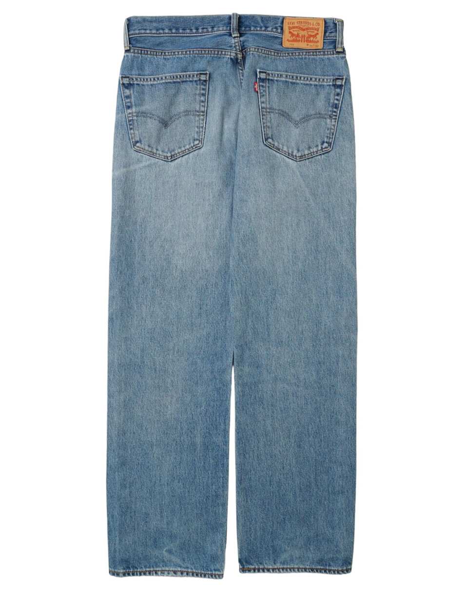 Vintage Levis 751 Size L Straight Jeans In Blue
