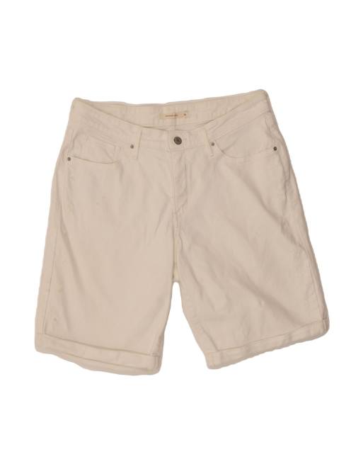 Vintage Levi's Bermuda Denim Shorts US 18 2XL W36 In White