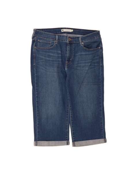 Vintage Levi's Capri Jeans US 14 XL W34 L18 In Blue - view 1