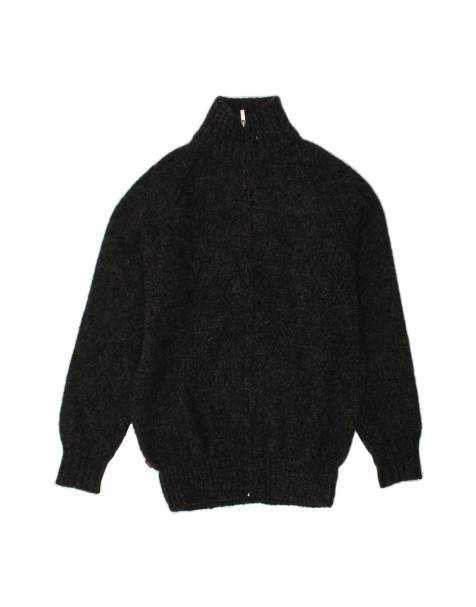 Vintage Levi's Cardigan Sweater Uk 16 Large In Grey Flecked - view 1