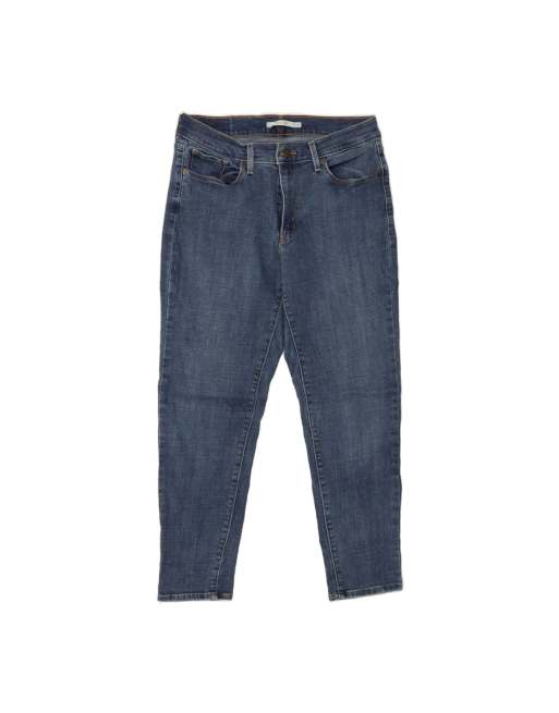 Vintage Levi's Classic Cropped Jeans US 8 Medium W28 L25 In Blue