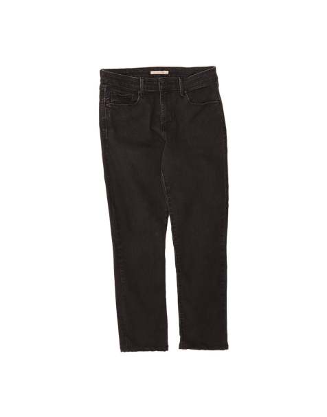 Vintage Levi's Classic Fit Mid Rise Slim Jeans US 12 Large W31 L30 In Black - view 1
