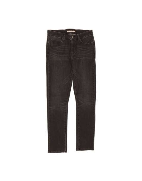 Vintage Levi's Classic Fit Mid Rise Slim Jeans US 8 Medium W29 L30 In Black - view 1
