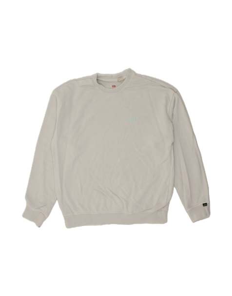 Vintage Levi's Crew Neck Jumper Sweater Medium In Blue - view 1