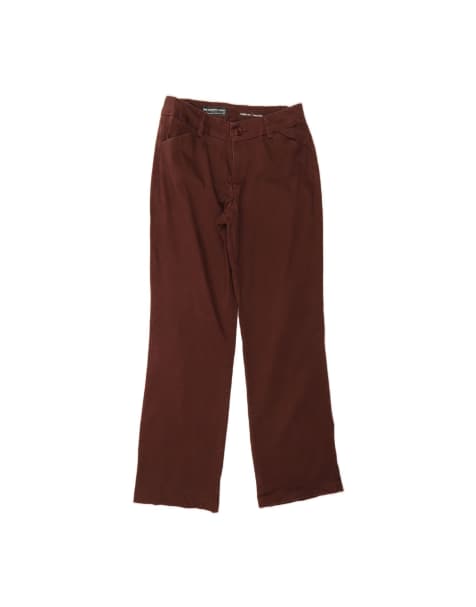 Vintage Levi's Curvy Fit Straight Casual Trousers US 10 Large W28 L31 In Brown - view 1