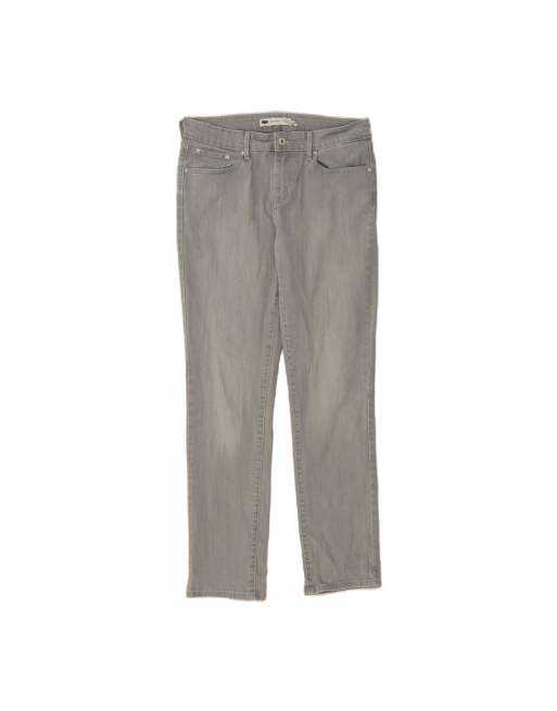 Vintage Levi's Demi Curve Classic Rise Slim Jeans US 10 Large W30 L32 In Grey