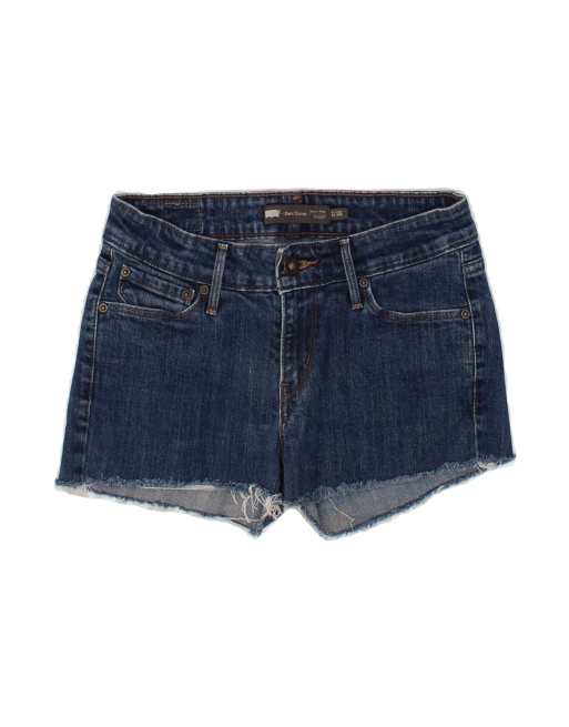Vintage Levi's Demi Curve Denim Shorts US 2 XS W26 In Blue