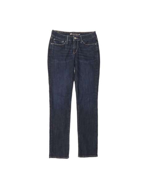 Vintage Levi's Demi Curve Mid Rise Straight Jeans US 2 XS W26 L34 In Blue - view 1