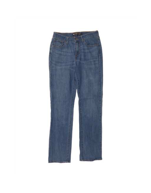 Vintage Levi's Demi Curve Straight Jeans US 10 Large W30 L30 In Blue