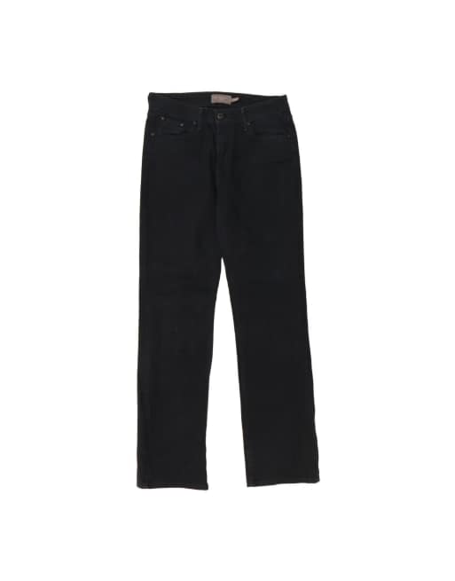 Vintage Levi's Demi Curve Straight Jeans US 8 Medium W29 L31 In Black