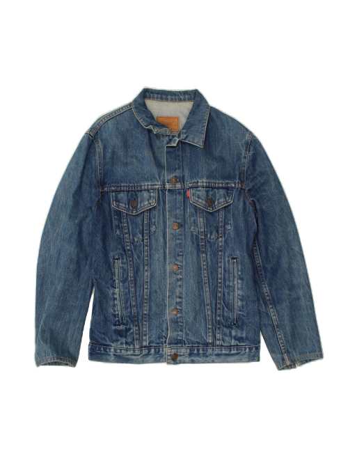Vintage Levi's Denim Jacket EU 40 Medium In Blue