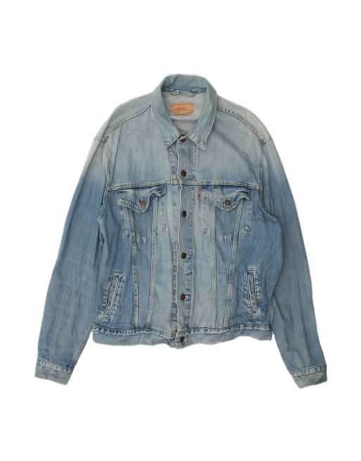 Vintage Levi's Denim Jacket UK 44 2XL In Blue