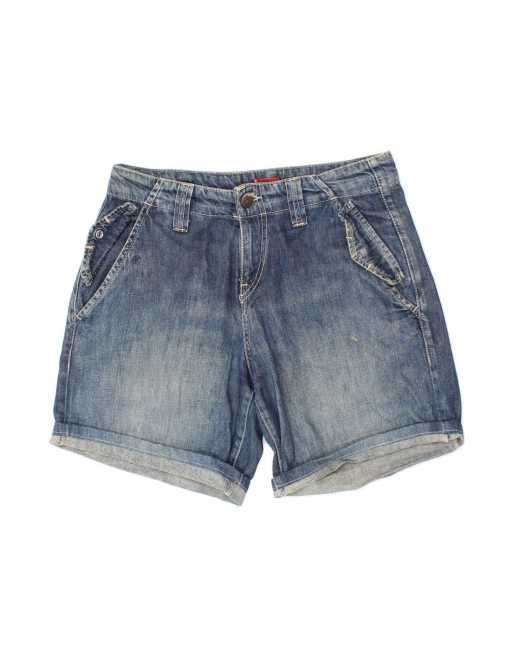 Vintage Levi's Denim Shorts Uk 10 Small W27 In Blue