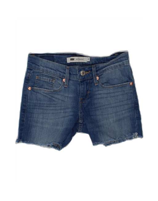 Vintage Levi's Denim Shorts US 0 XS W26 In Blue