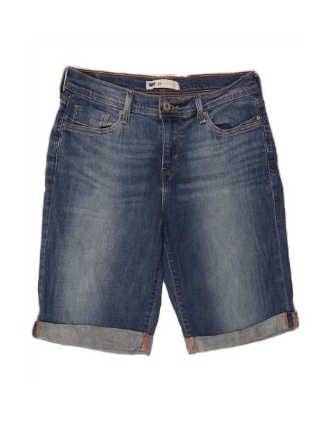 Vintage Levi's Denim Shorts US 10 Large W30 In Blue - view 1