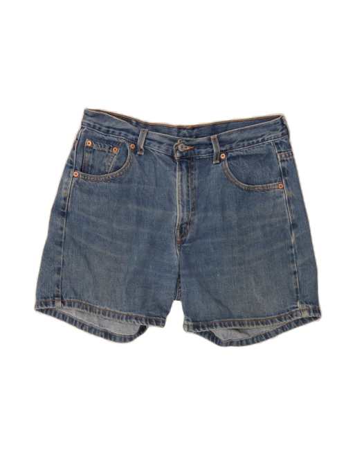 Vintage Levi's Denim Shorts US 12 Large W32 In Blue