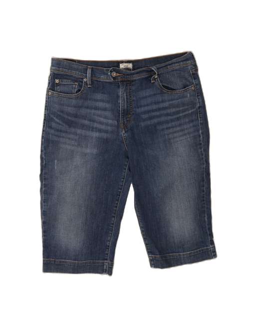 Vintage Levi's Denim Shorts US 14 XL W36 In Blue