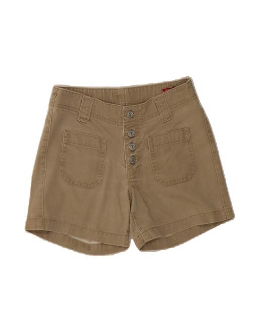 Vintage Levi's Denim Shorts US 2 XS W28 In Beige