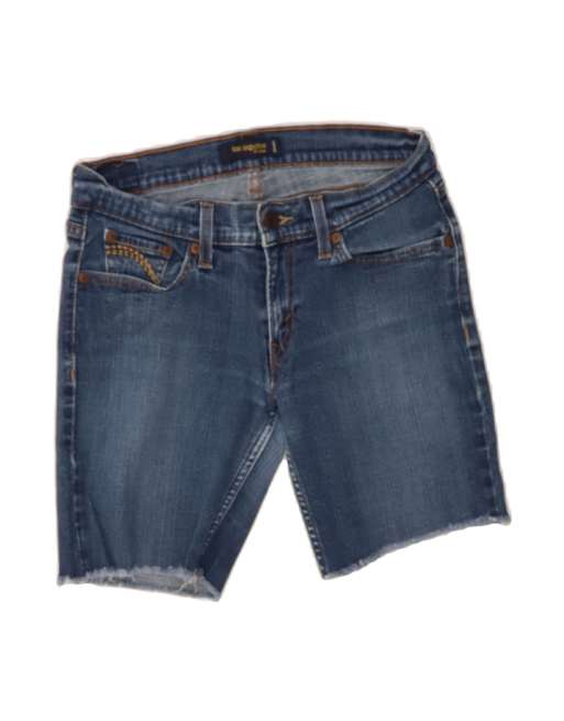 Vintage Levi's Denim Shorts US 7 Medium W28 In Blue