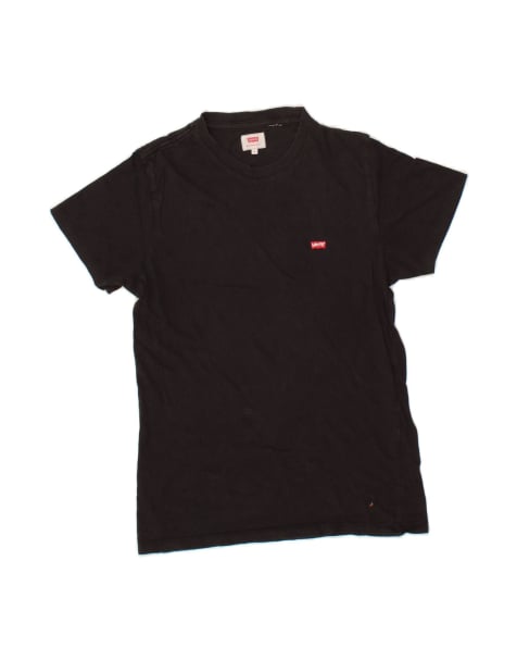Vintage Levi's Graphic T-shirt Top Small In Black - view 1