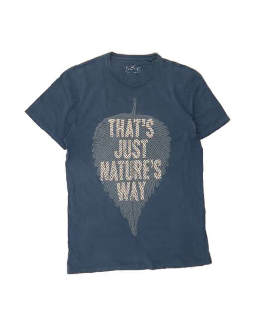 Vintage Levi's Graphic T-shirt Top XL In Blue