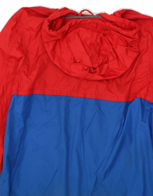 Vintage Levi's Hooded Rain Jacket UK 38 Medium In Red Colourblock, 4 of 4