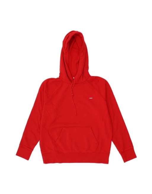 Vintage Levi's Hoodie Jumper Medium In Red