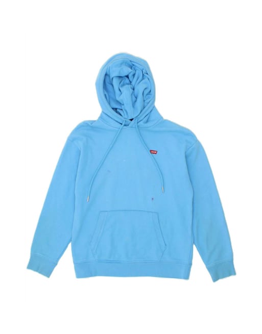 Vintage Levi's Hoodie Jumper XS In Blue