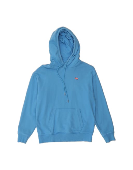 Vintage Levi's Hoodie Jumper XS In Blue