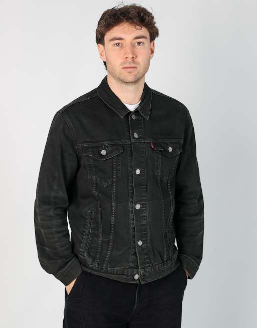 Vintage Levi's l denim jacket in black