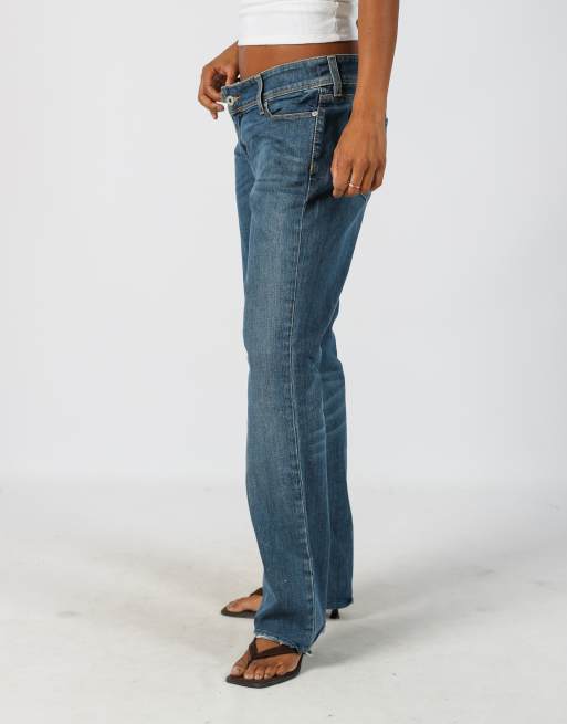 Vintage Levi's L straight jeans in blue, 2 of 4